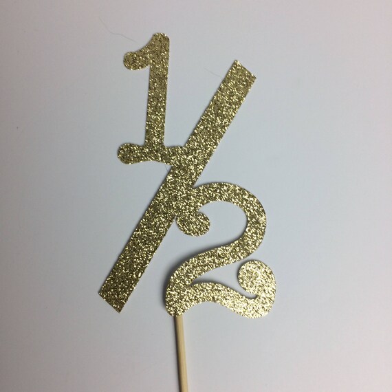 1 2 birthday topper