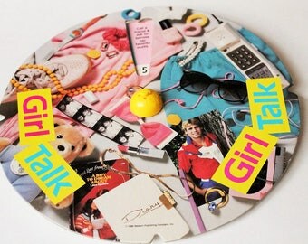 Girl Talk Game Spinner-Vintage Girl Talk Game piece-Vintage game piece-Replacement or crafting-1980's board games-Girl Talk-Sleepover game