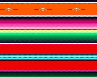 Red Fiesta Stripe Fabric from the Fiesta Collection by Elizabeth's Studio, Choose Your Cut, Serape, Sombrero