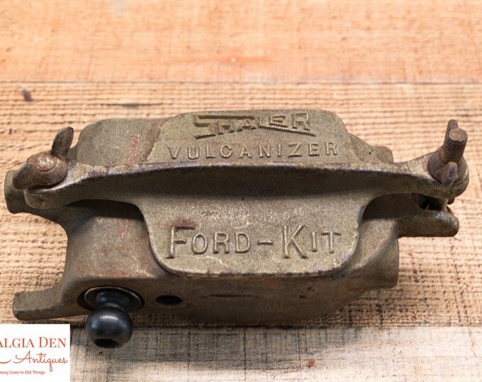 Shaler Tire Vulcanizer Kit | Ford Model T Tire Tube Patch Kit | Vintage Automobilia