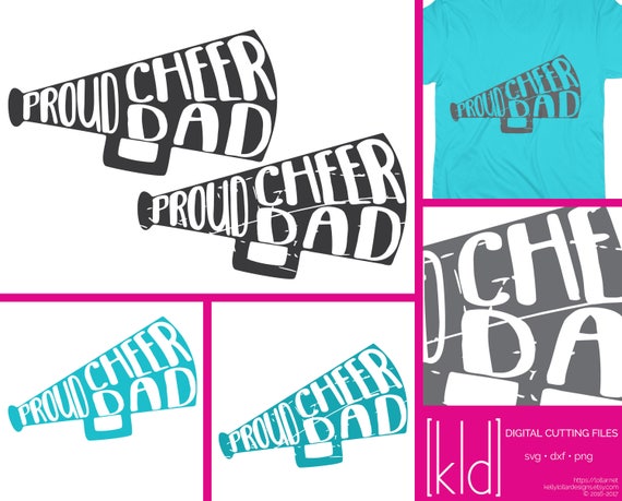 Download Items similar to 2 Proud Cheer Dad svg - Dad svg - Cheer ...