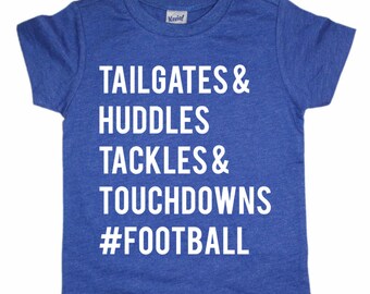Tailgates - Touchdowns - Football shirt - Kids Football shirt - Sunday Sunday - Baby Football shirt - Toddler Football shirt - Kids Tshirt