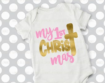 My first Christmas svg, Merry ChrisTmas svg, Christmas quote svg, jesus svg, SVG, DXF, EPS, Christmas svg, baby svg, cut file, christ svg