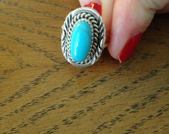 Sterling Silver Turquoise Ring