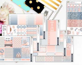 Vintage Glam Weekly Kit A LA CARTE for use with Erin Condren Lifeplanner™, Filofax, Personal, A5, Happy Planner