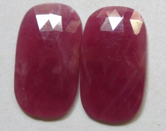 NATURAL RED RUBY Rose cut fancy shape 16 cst in loose gemstone