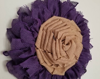 Burlap Sunflower Wreath
