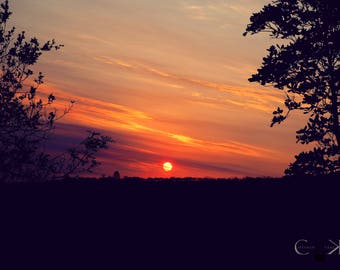 Sunset Africa | South Africa Travel Sunset Nature Photography, Fine Art, Wall Art, Home Decor,  Print