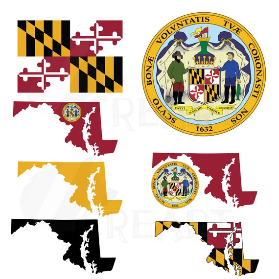 clipart map of maryland - photo #34