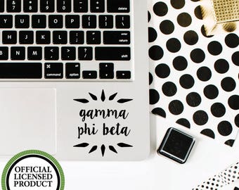 Vinyl Decal, GREEK, SORORITY, Gamma Phi Beta, Burst