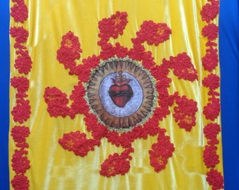 Processional Banner - Sacred heart of Jesus