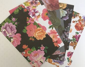 Really Rosey - Set of 5 tabbed Personal Planner Dividers