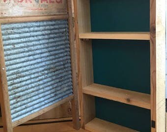 Vintage Washboard Cabinet