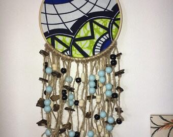 Wax wall hanging