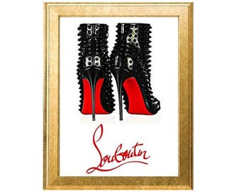 Shoes wall art | Etsy