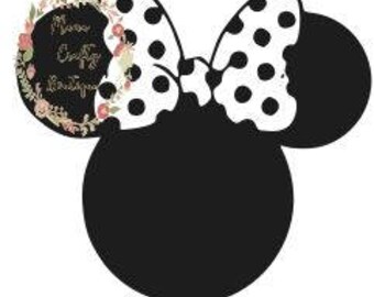 Minnie Dotted Bow SVG
