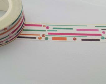 Rainbow Stripes washi tape