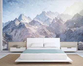 Mountain Wall Mural misty mountain wallpaper foggy mountain silhouette wall mural Mountain Wall Mural misty mountain wallpaper foggy mountain silhouette wall mural