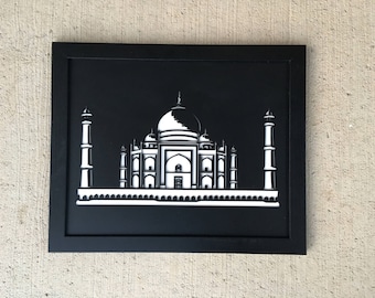 Taj Mahal | 3D Stencil Art