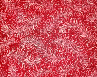 Nostalgia Fabric by Robert Kaufman, Red Christmas Fabric, Holiday Fabric, Winter Fabric, Christmas Fabric, Sold by the Yard