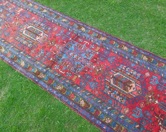 Persian Runner, Vintage Persian Rug, Vintage Runner, Runner Rug, Kitchen Runner, Hall Runner, Entryway Runner