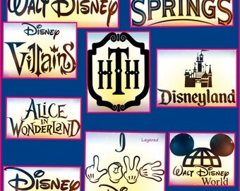 Walt Disney logos - Disney logos svg png dxf jpeg eps files for the cricut and other cutting machines