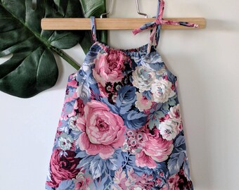 baby dress / baby summer dress / paisan dress / t-shirt dress for baby / baby shower gift / tunic for baby / flower dress / kids clothes