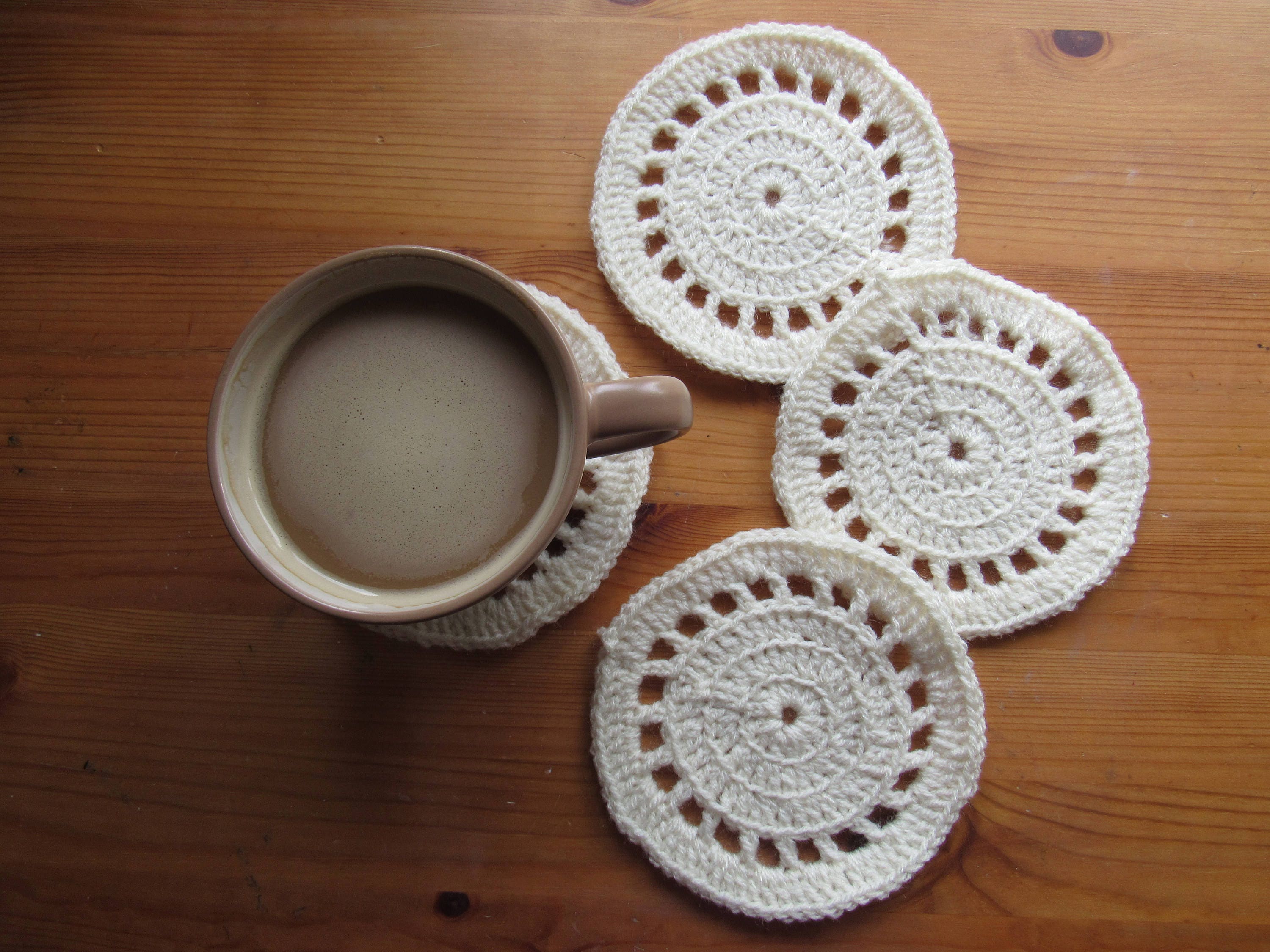 Crochet Round Coasters