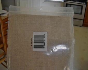 Cross Stitch Belgium Linen 32ct 20 x 27 Un-bleached -sealed pkg.