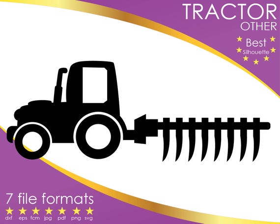 Download 12 Silhouette Tractor Tractors Vehicle Farm Other