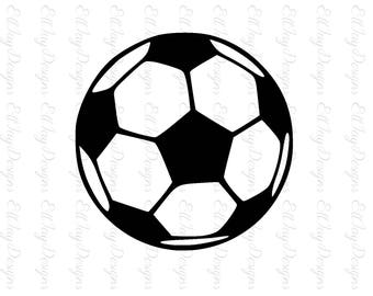 Soccer Ball SVG, Soccer ball monogram, Soccer, Soccer Monogram svg, soccer ball, soccer circle mongram, silhouette, soccer silhouette svg