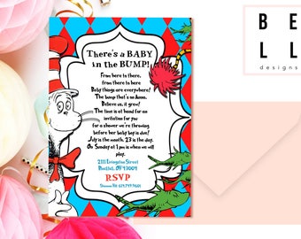 Dr seuss baby shower | Etsy