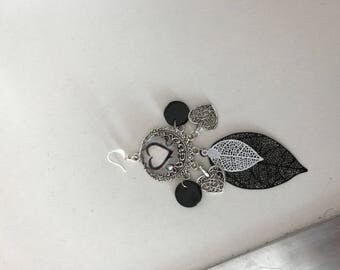 Earrings come with his heart