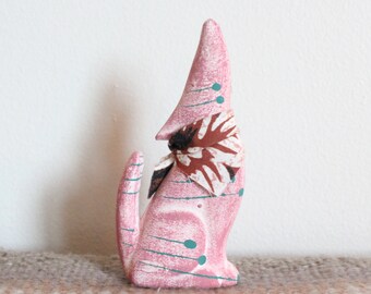 Handmade Pink Howling Coyote