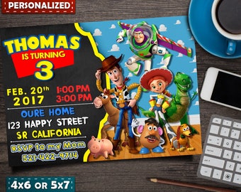 Toy Story Invitation- Toy Story Birthday- Toy Story Birthday Invitation- Toy Story Party- Toy Story Invite- Toy Story Printable- Toy Story