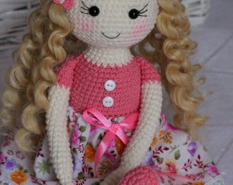 Crochet Doll Pattern Amigurumi Doll pattern Amigurumi Tutorial Doll Pattern Toy PDF Pattern in English
