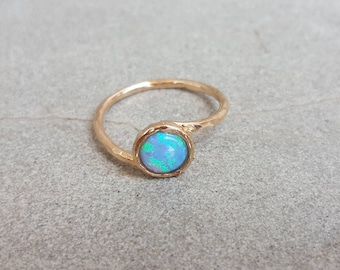 Opal promise ring | Etsy