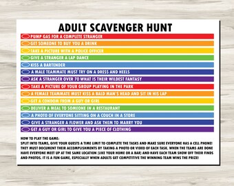 Scavenger Hunt Adult 85