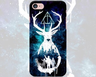 Phone case Harry Potter iPhone case 7 7 Plus 6 6s 6 plus 5 5s 5se 4 4s Samsung galaxy s7 edge s7 s6 s5 s4 s3 case deer art poster gift print