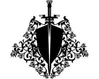 Sword logo | Etsy