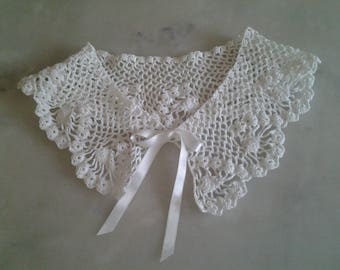Peter Pan collar crochet neck 54 cm