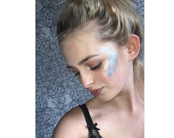 Festival glitters for the face, body, and hair