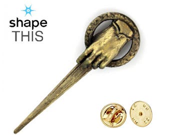 Game Of Thrones Hand Of The King Pendant Broach | GOT Game of Thrones Wedding Lapel Pin | Gold | Silver | Bronze | Rose Gold FREE SHIPPING