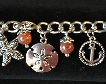 Ocean Themed Charm Bracelet