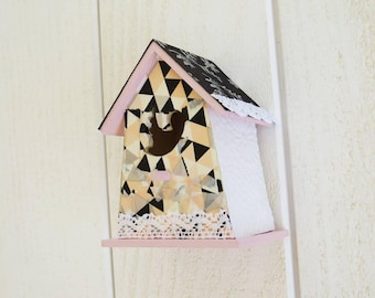 Decorative standing or wall mounted birdhouse