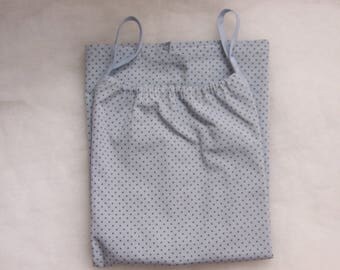 Blue Nightgown with straps