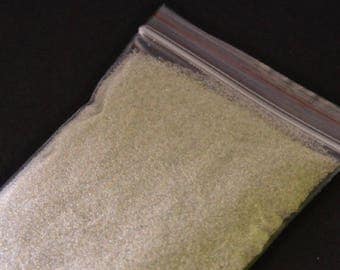 Set 90g micro beads color white iridescent