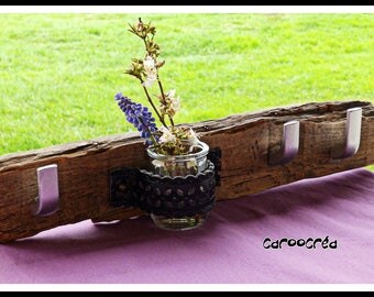 Driftwood wall hanger or organizer