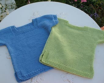 solid sailor, size 2, choose green or blue, cotton