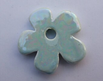 FLOWER CERAMIC BLUE 37MM
